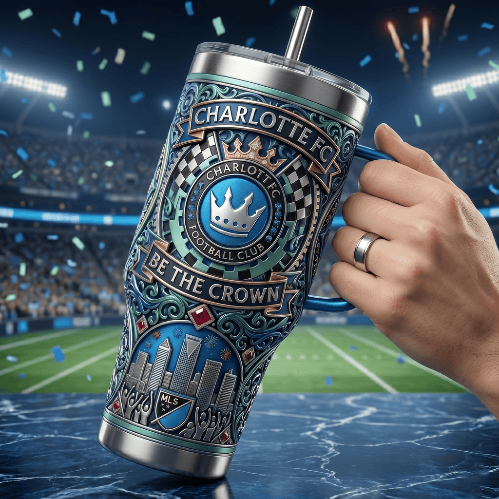 CRFC 40oz Tumbler With Handle LNTH