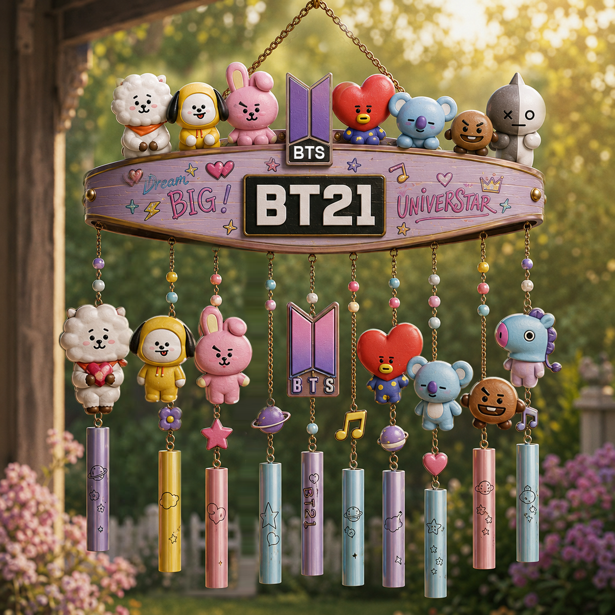 Premium BTS Wind Chime TNSM