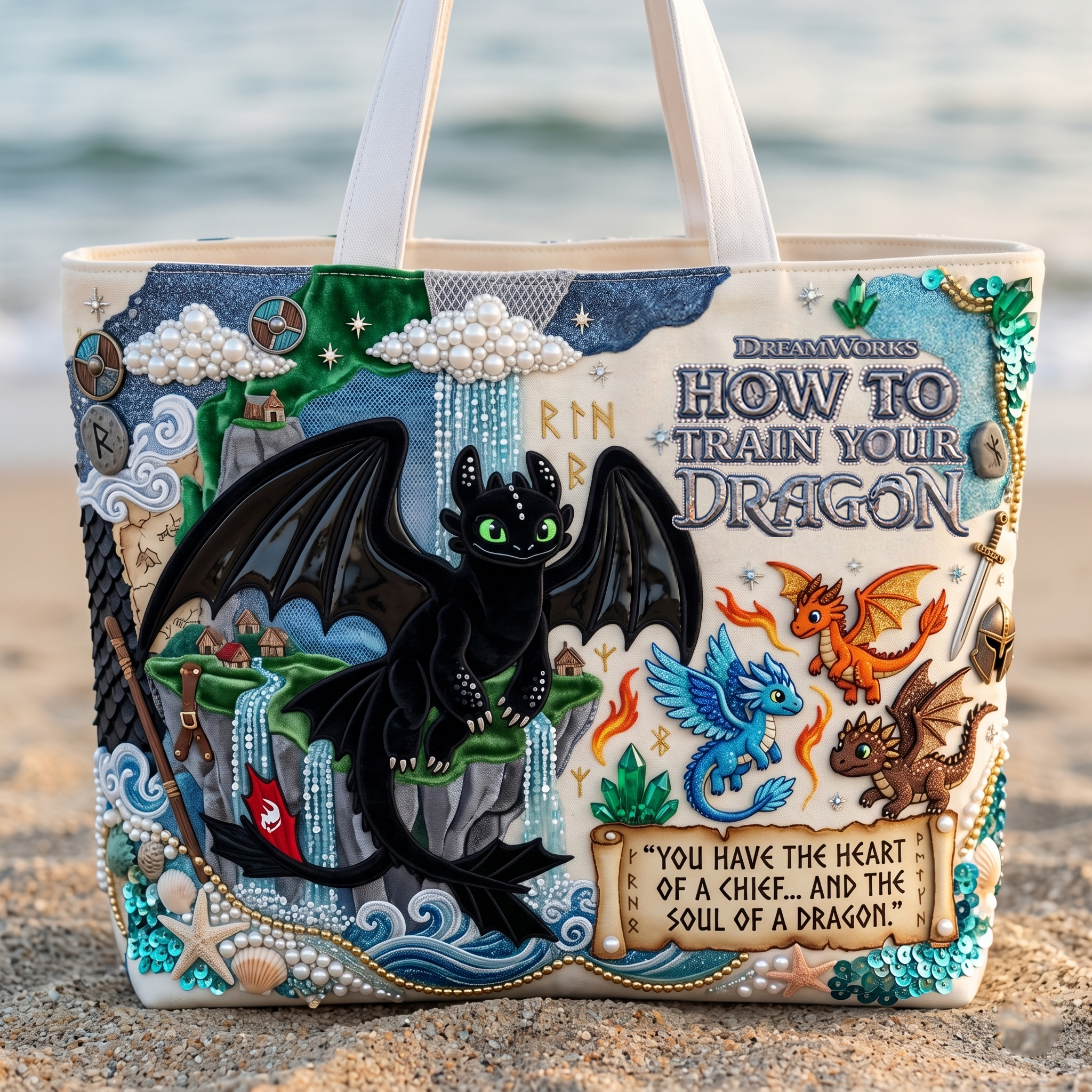 HTTYD Summer Vibes Tote Bag TNSM