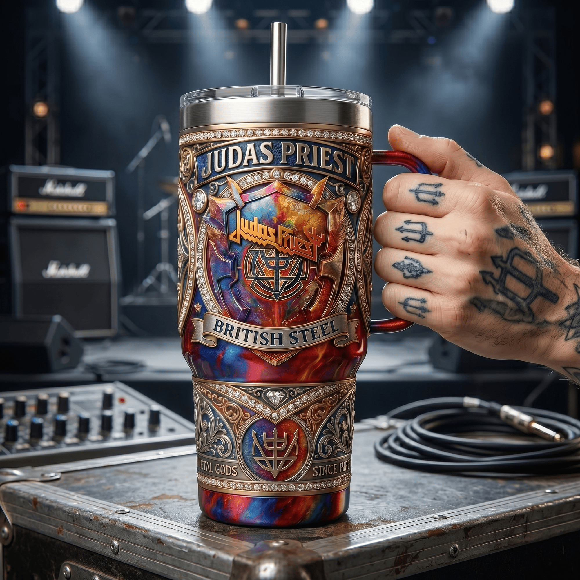 JDPR 40oz Tumbler With Handle LNTH