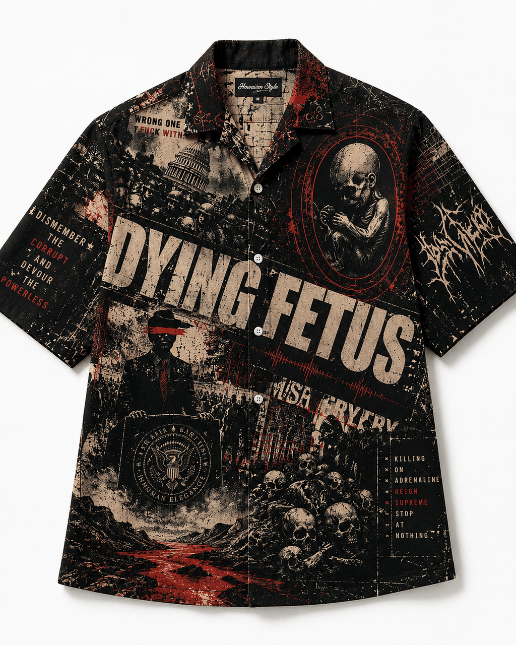 PREMIUM DFT HAWAIIAN SHIRT HQH