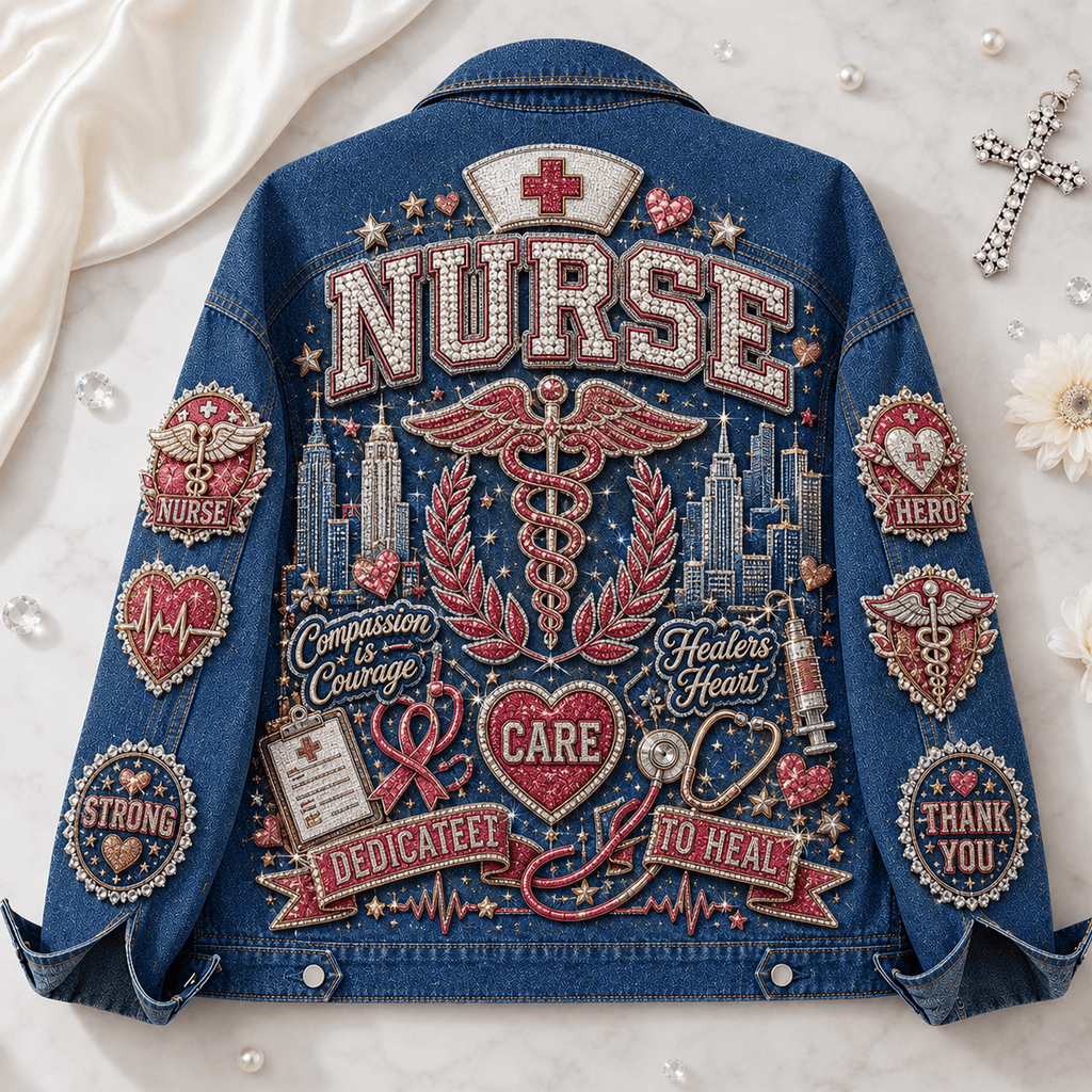 Premium NURSE Denim Jacket PTKL
