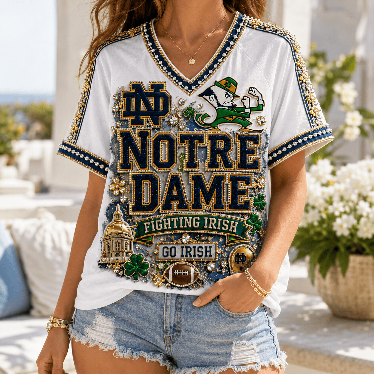 Premium NDFI V-neck Shirt NPL