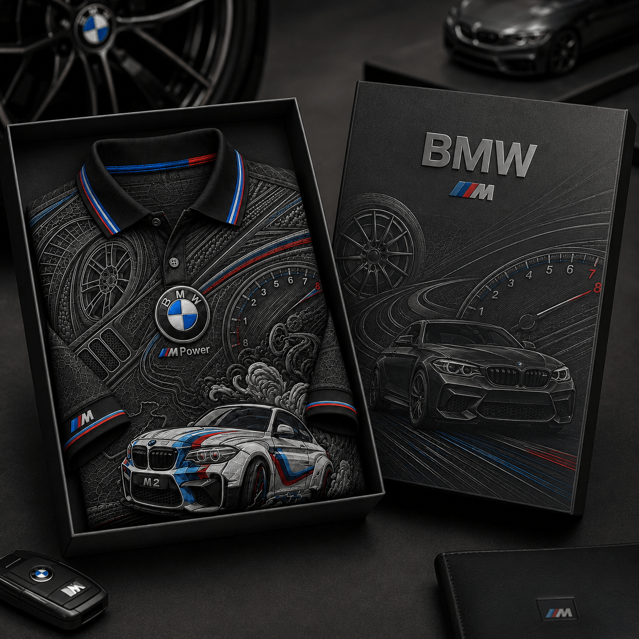 PREMIUM BW EMBOSS POLO SHIRT HQH