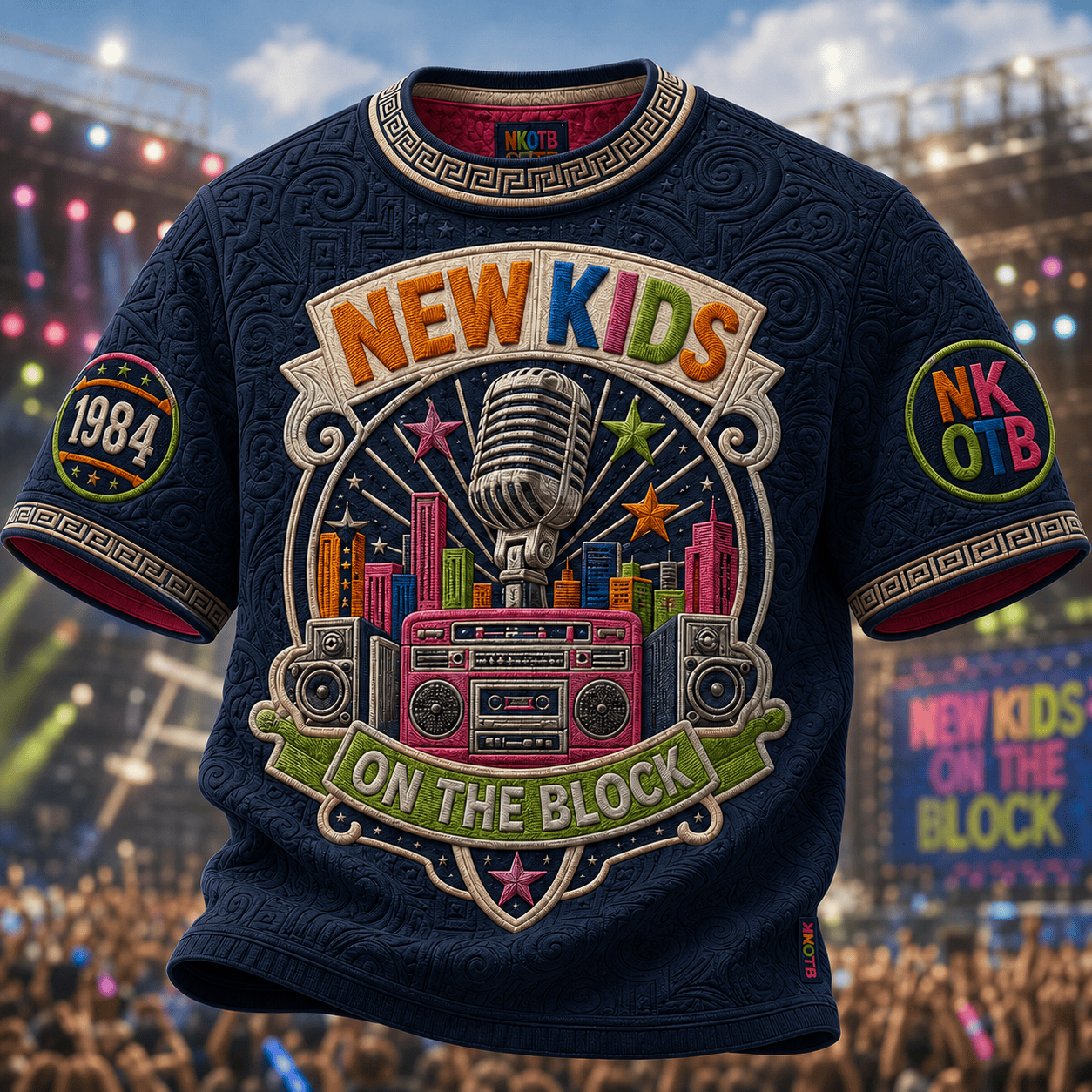 PREMIUM NKOTB 3D EMBOSS SHIRT NPL