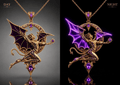 BLST Solid Gold Chain with Diamond Pendant BMD