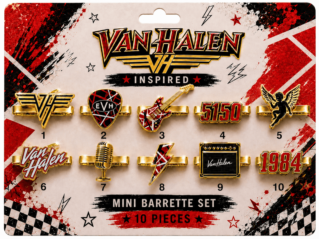 VHL Elegant Gold Mini Barrettes for Women TTTT