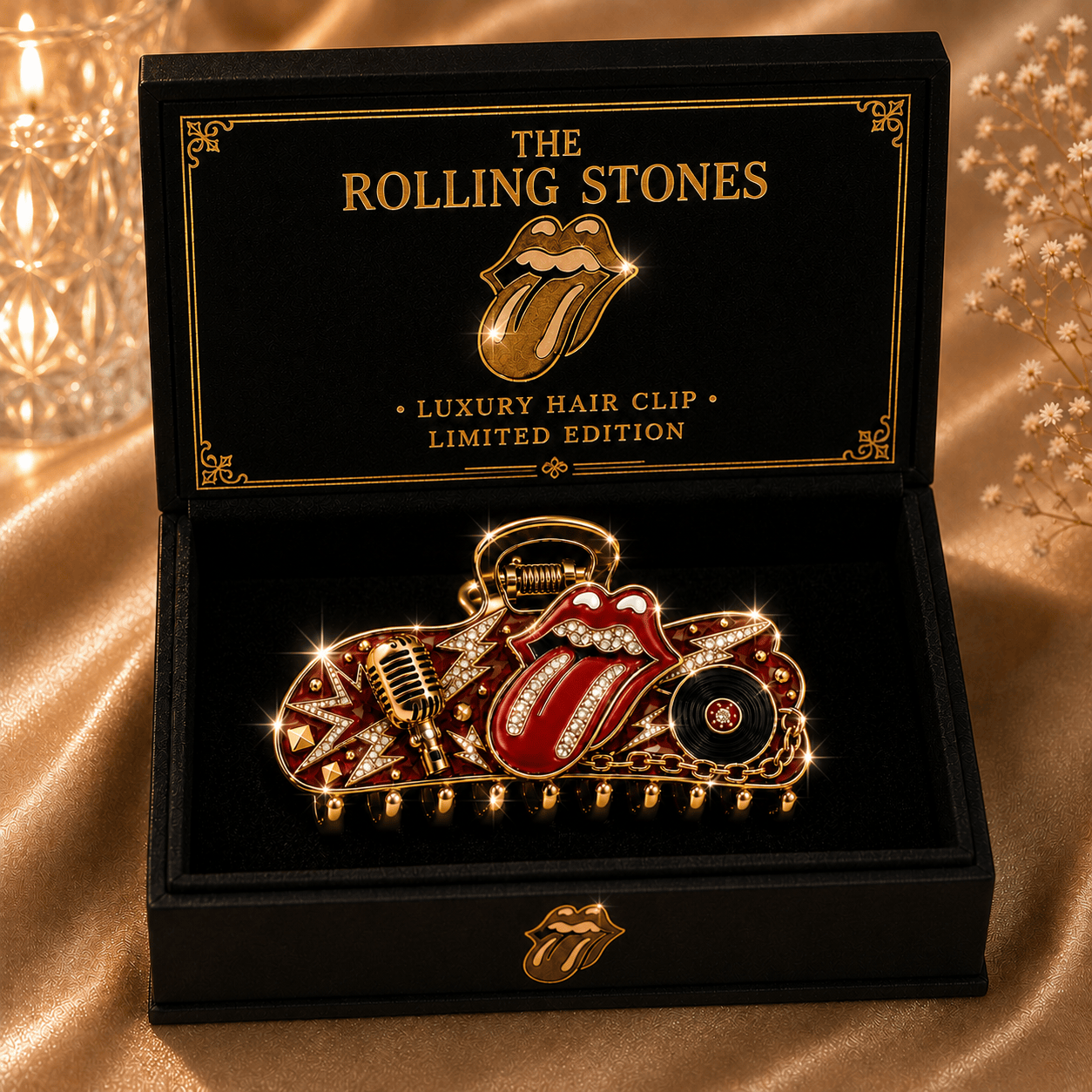 RLST Elegant Gold Hair Clip For Women TMH