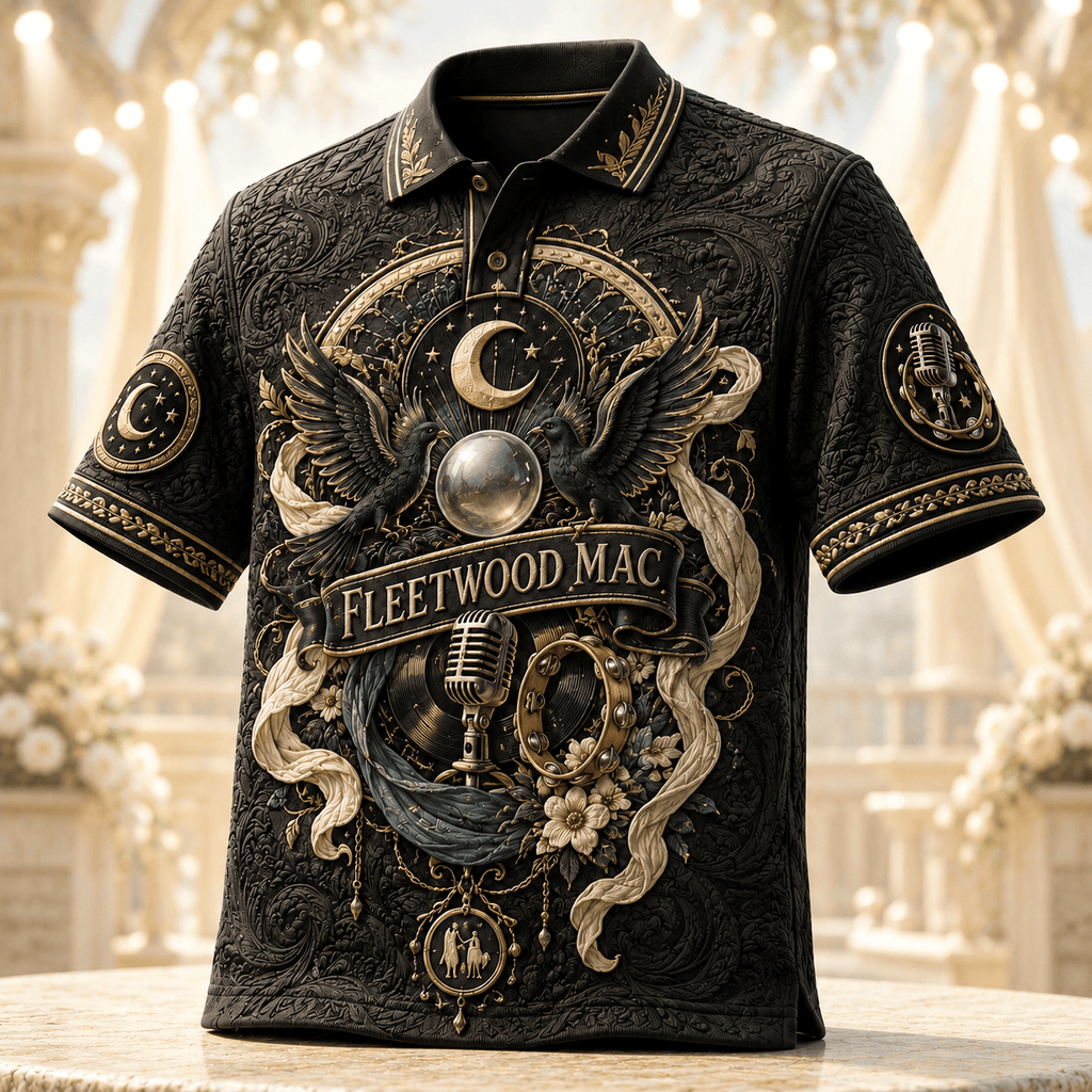 PREMIUM FLM EMBOSS POLO SHIRT HQH