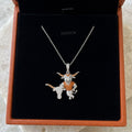 TLH Solid Gold Chain with Diamond Pendant HTTT