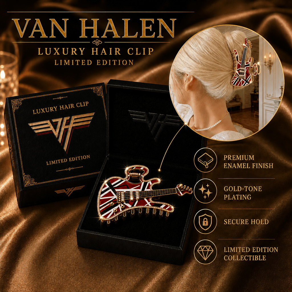 VHL Elegant Gold Hair Clip For Women TMH