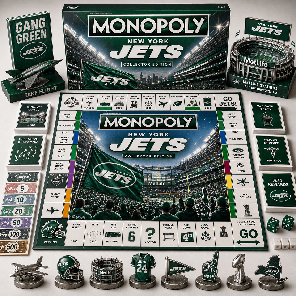 Premium NYJ Board Game TMH