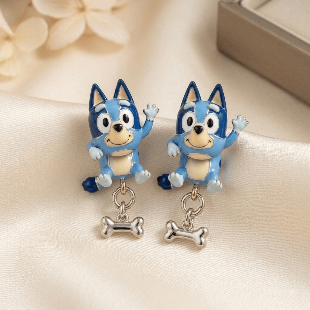 Premium BLU Dangle Earrings NTTB